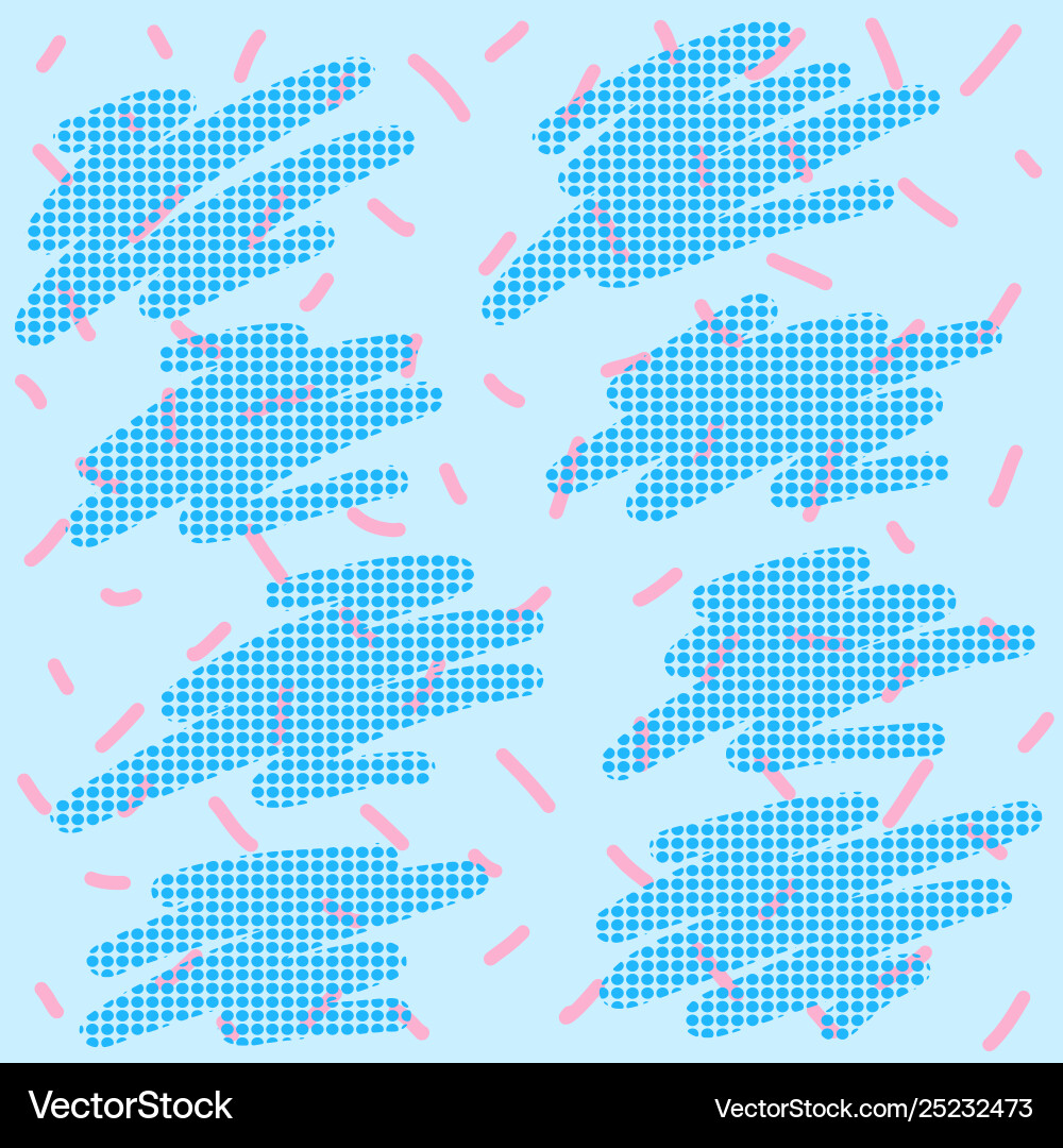 Memphis background with abstract shapes Memphis background with abstract shapes vector image