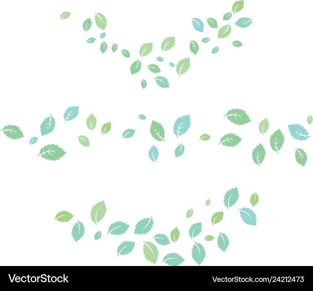 Mint leaves flat icon Mint leaves flat icon vector image