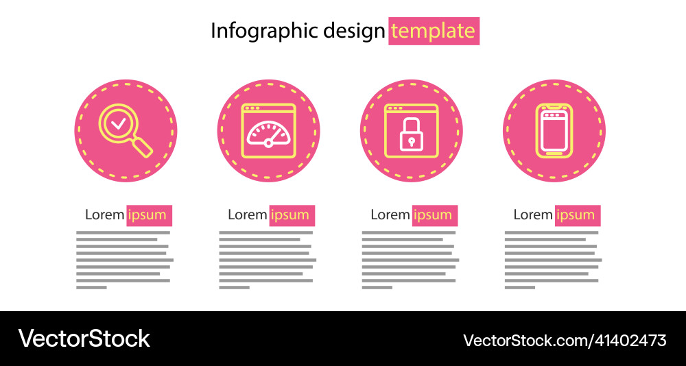 Set line secure your site with https ssl mobile Set line secure your site with https ssl mobile vector image