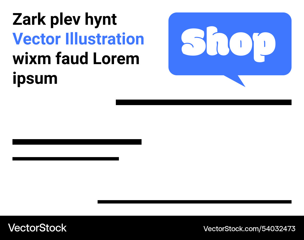Shopping theme with speech bubble header text Shopping theme with speech bubble header text vector image