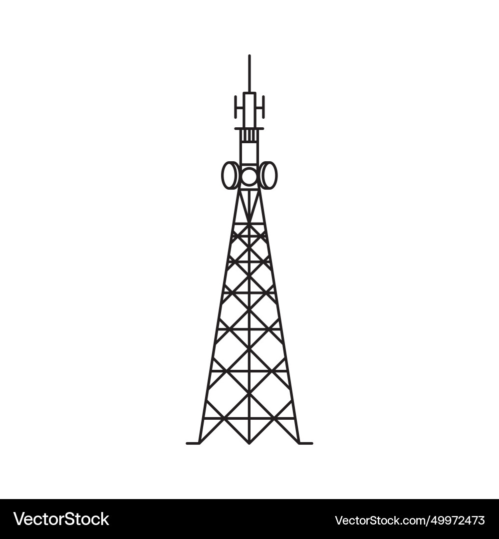 Tower icon design Royalty Free Vector Image - VectorStock