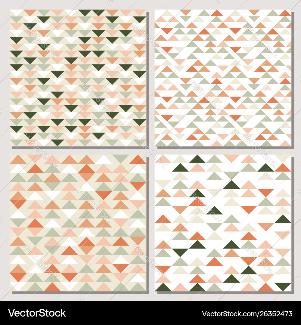 Triangle Pattern - Modern Abstract vector image