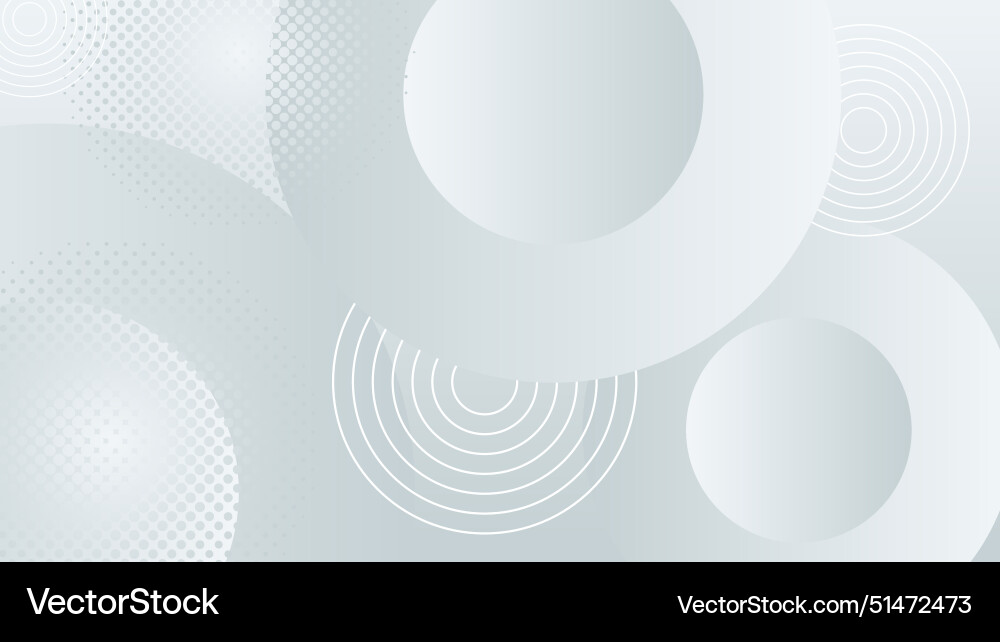 White abstract background with simple geometric Vector Image
