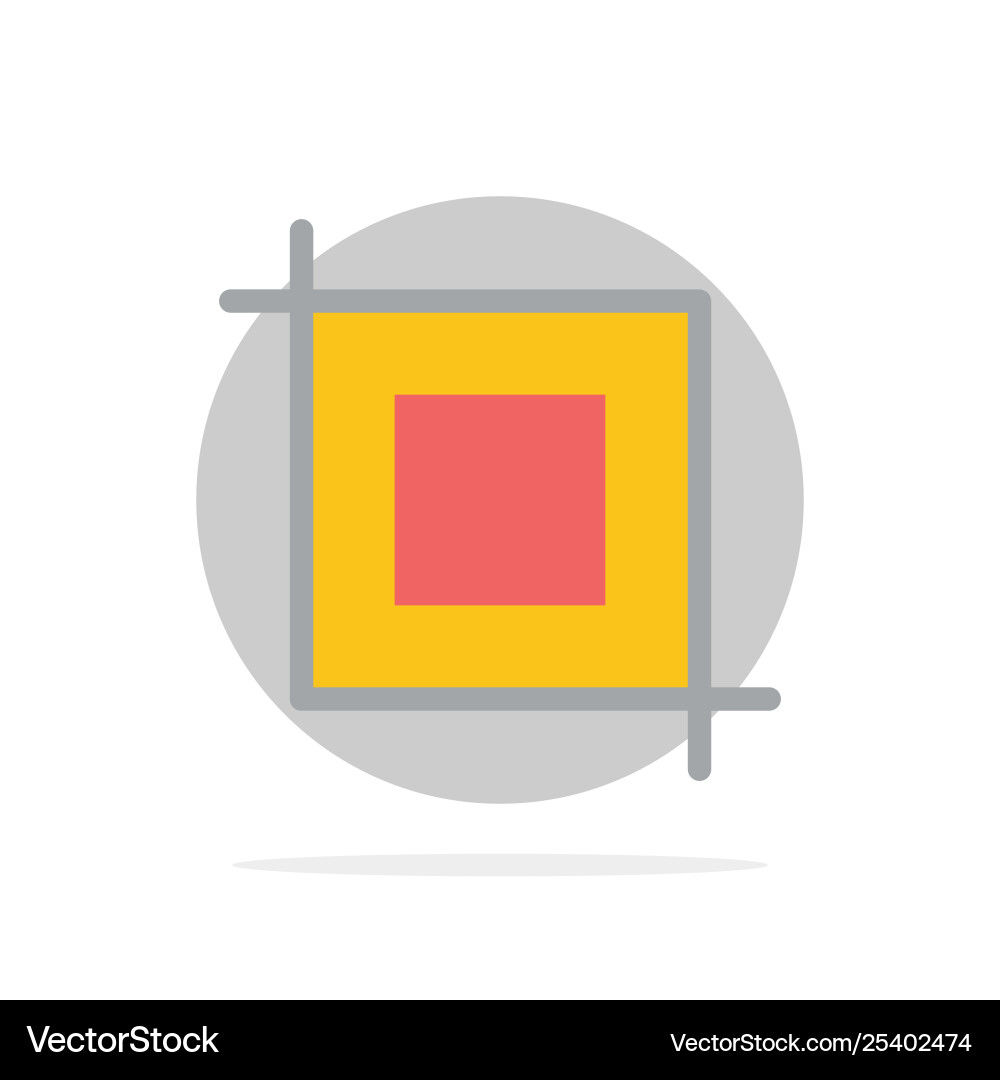 Crop tool transform abstract circle background Crop tool transform abstract circle background Vector Image