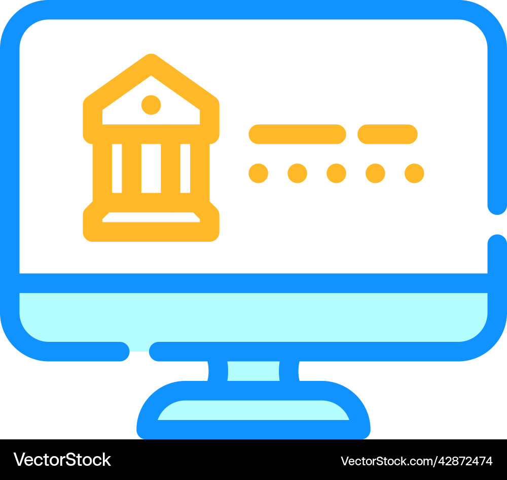 Login and password for access in online banking Login and password for access in online banking vector image
