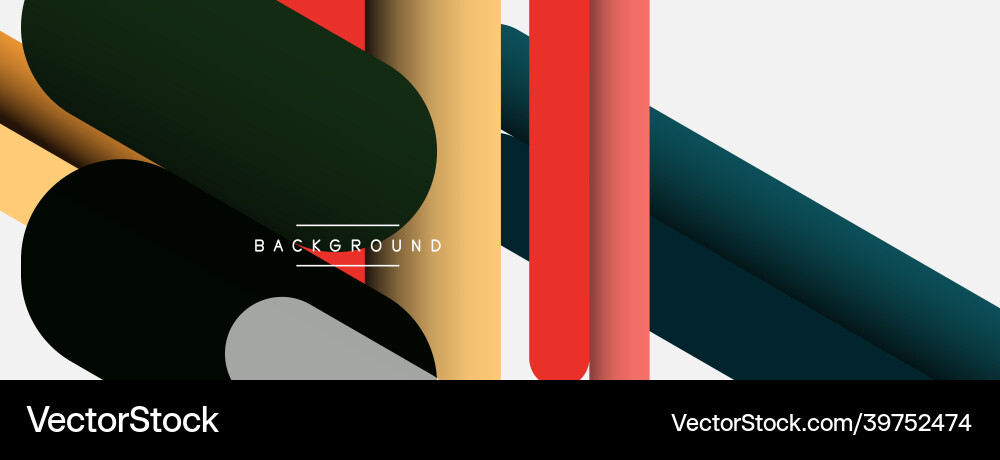 Overlapping round shapes and lines background Overlapping round shapes and lines background vector image