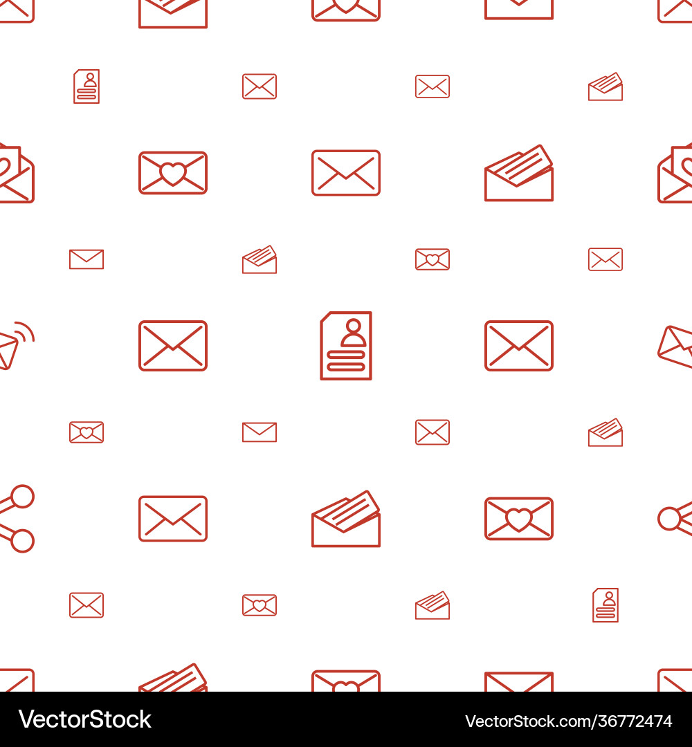Send icons pattern seamless white background vector image