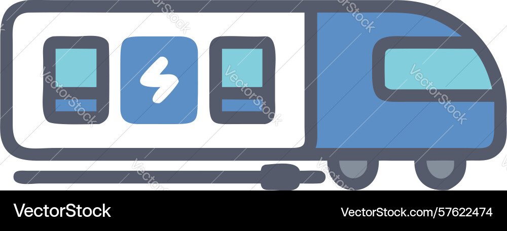 Train battery charge indicator design generative Vector Image