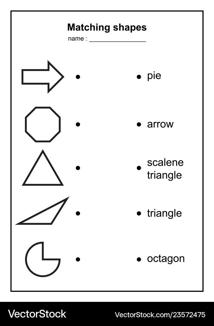 Geometry shape matching game educational Geometry shape matching game educational Vector Image