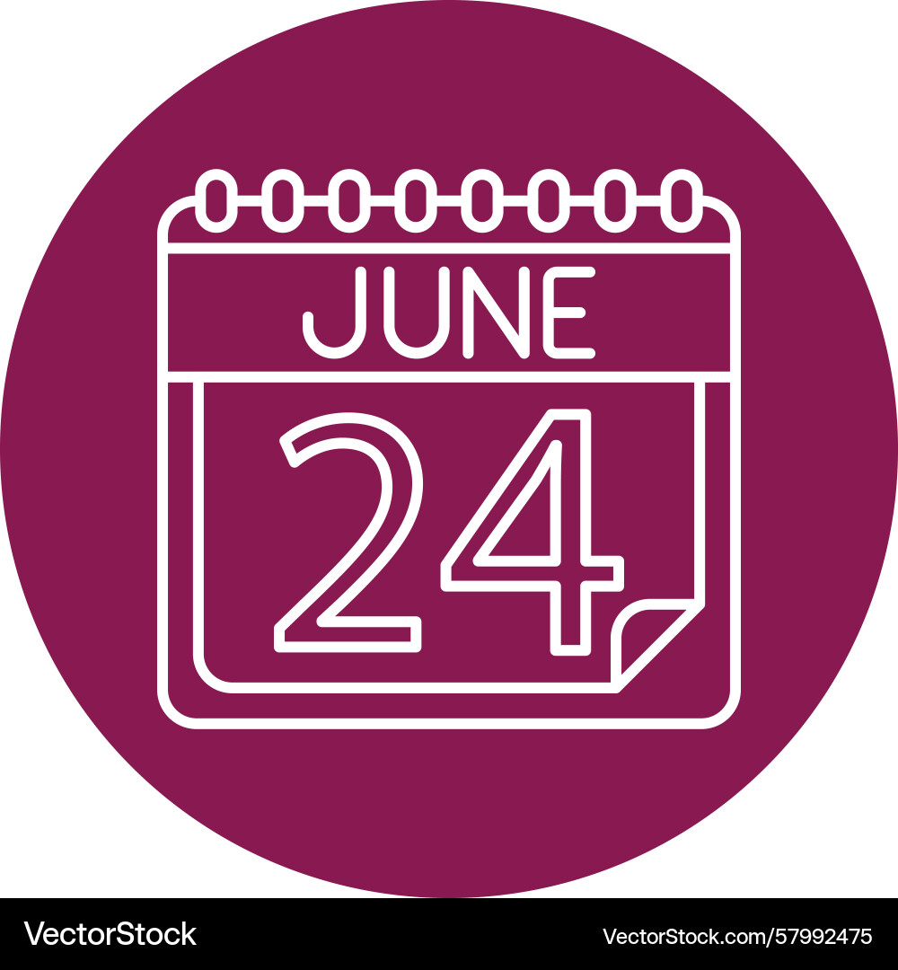 June line multi circle Vector Image