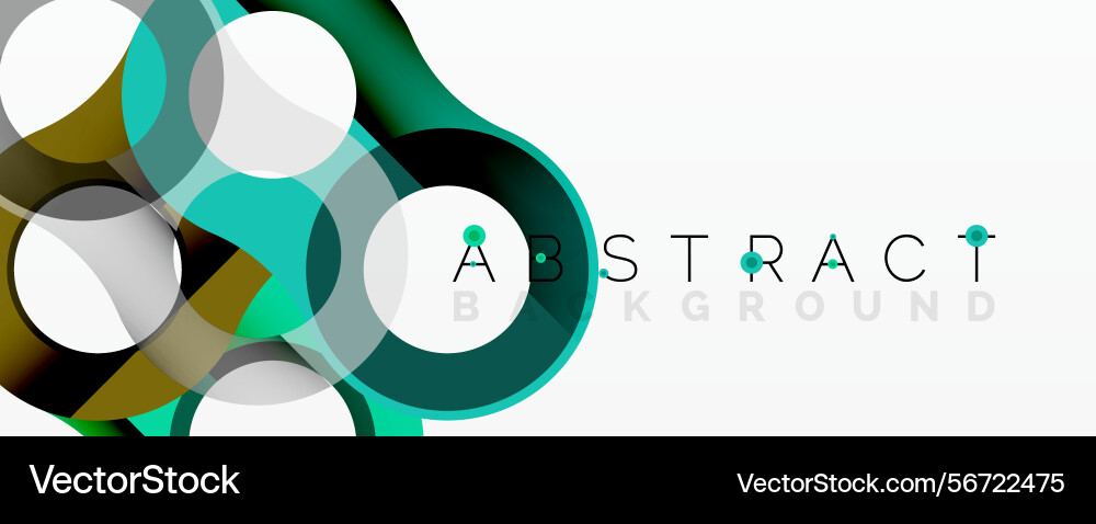 Modern graphic design overlapping circles create Modern graphic design overlapping circles create Vector Image