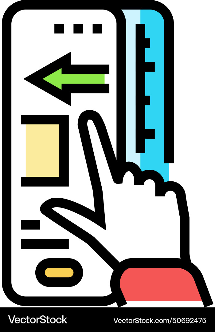 Ui animation ux design color icon Ui animation ux design color icon vector image
