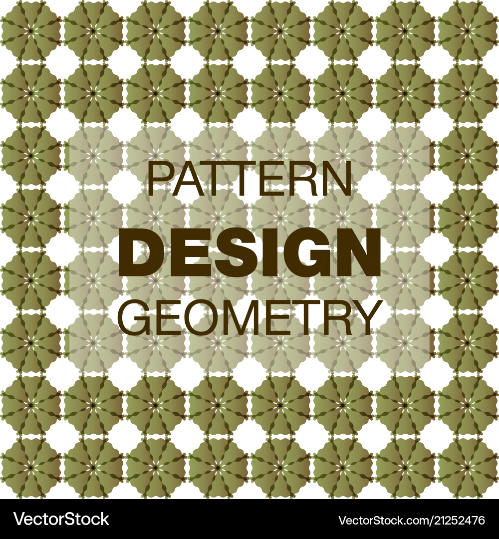 Abstract geometric pattern with lines rhombuses vector image