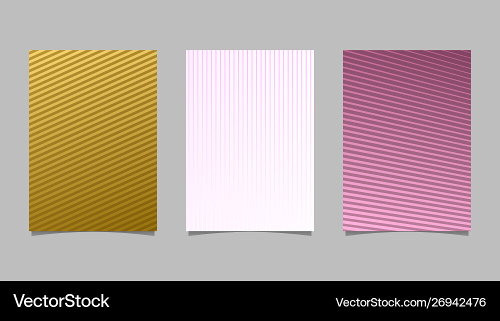 Abstract geometric stripe pattern page template Abstract geometric stripe pattern page template vector image