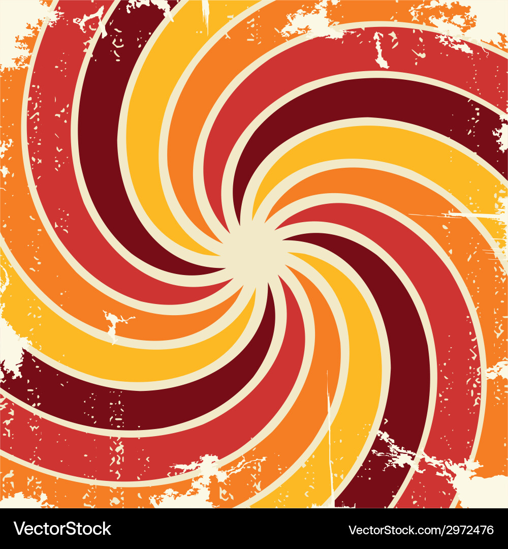 Abstract spiral grunge pattern background Vector Image