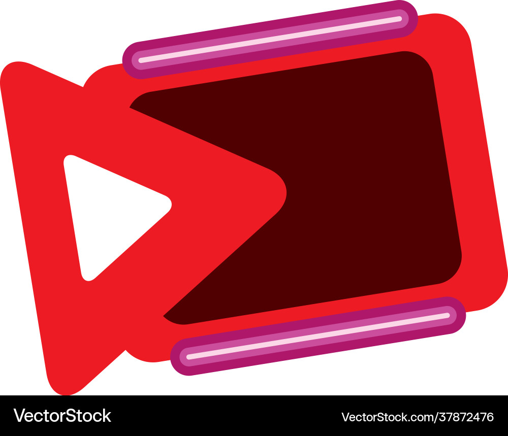 Frame player template Vector Image
