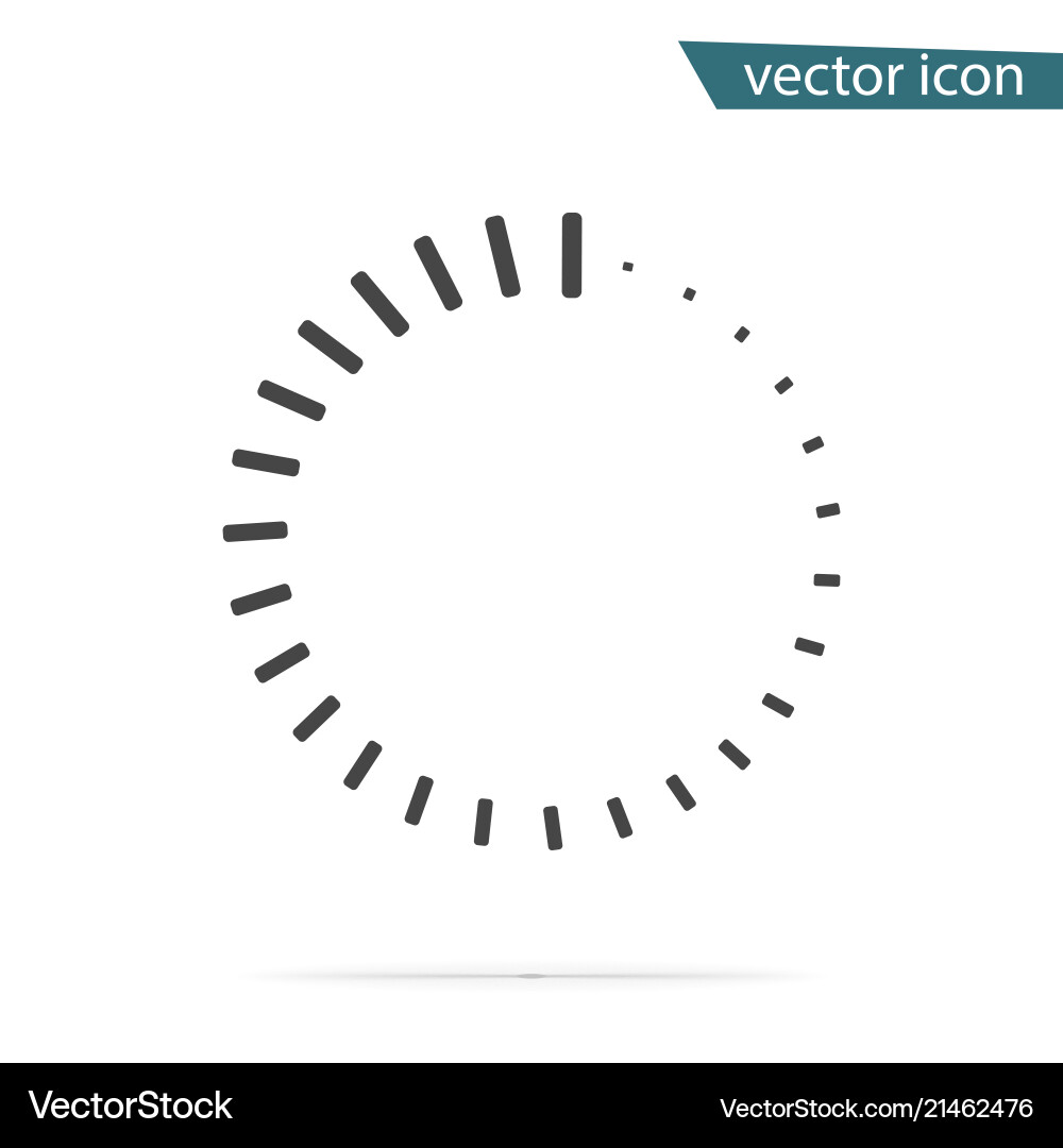 Gray loading icon isolated on background modern f vector image