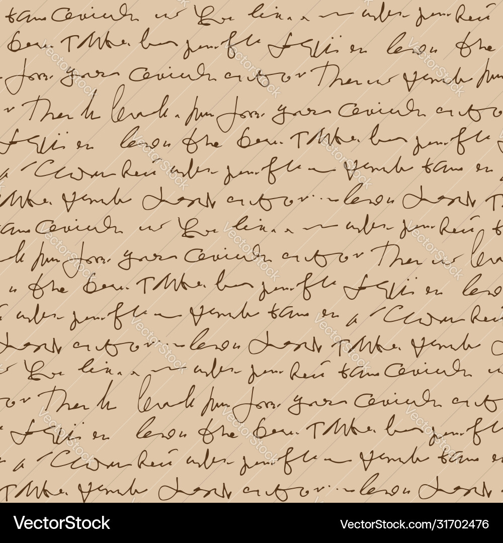 Handwritten abstract text seamless pattern Handwritten abstract text seamless pattern vector image