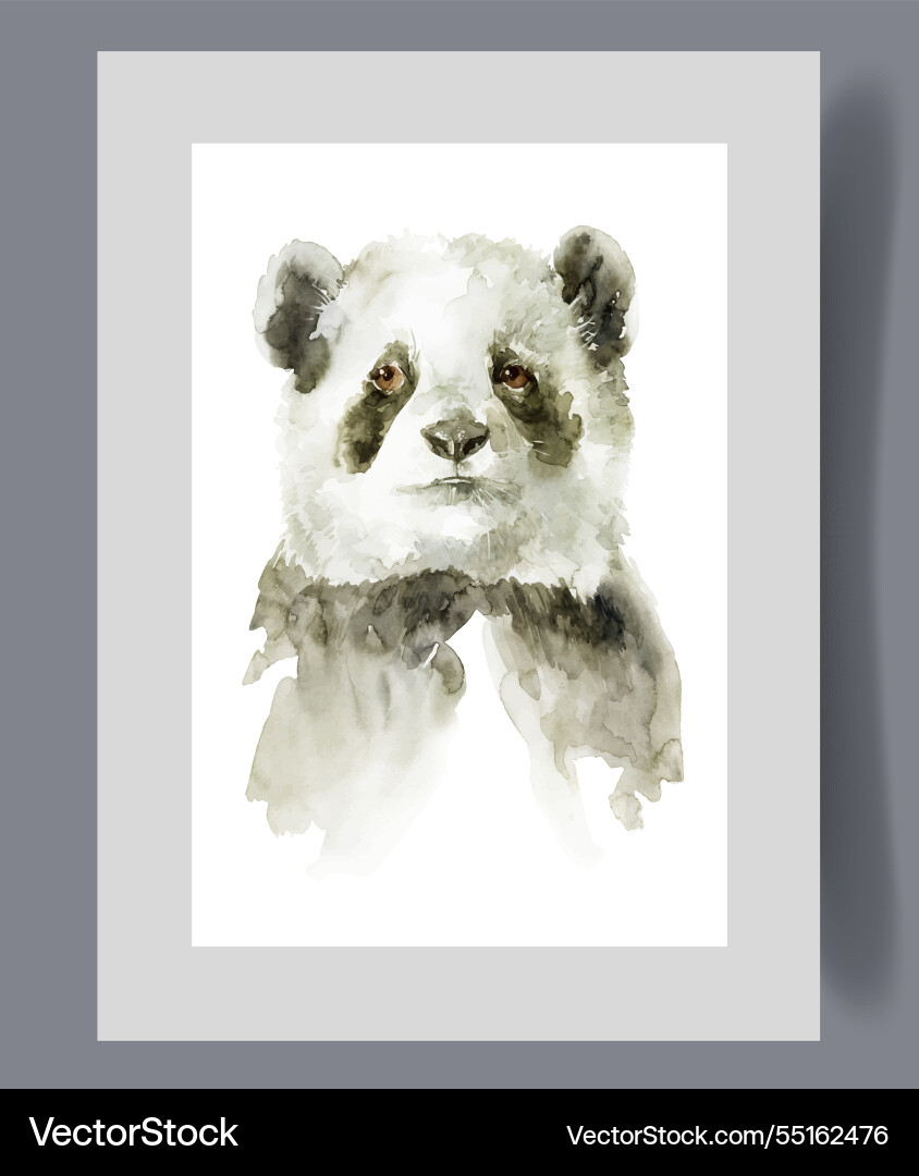 Panda oder Bambusbär mit schwarzem und weißem Körper Panda oder Bambusbär mit schwarzem und weißem Körper vektorbild