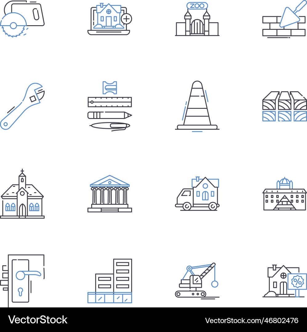 Scheme Line Icons Sammlung Syntax Lambda Scheme Line Icons Sammlung Syntax Lambda vektorbild