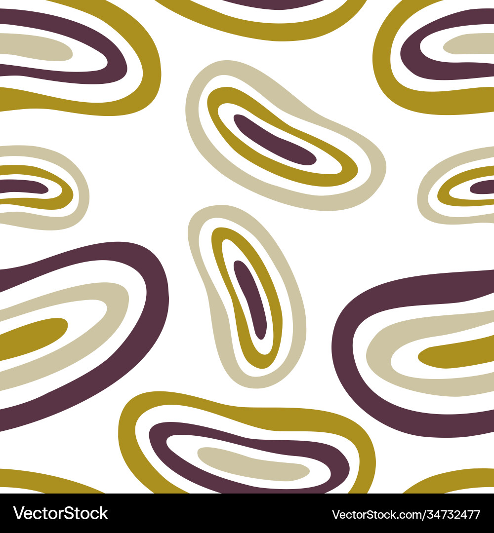 Abstract circle blots seamless pattern isolated Abstract circle blots seamless pattern isolated vector image