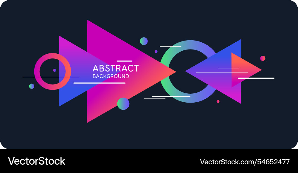 Abstract composition with dynamic and geometric Abstract composition with dynamic and geometric vector image