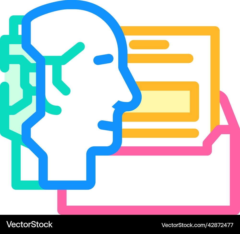 Ai customization color icon Ai customization color icon Vector Image