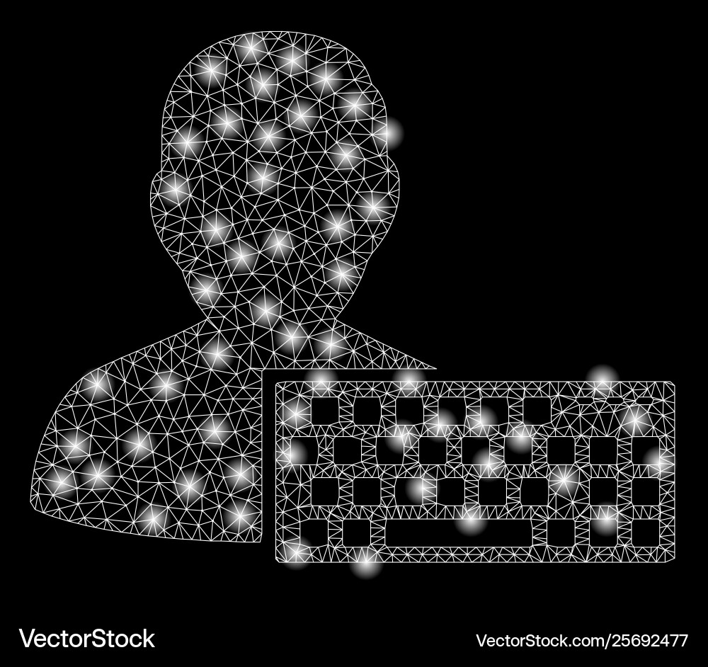 Gold square pattern coder vector image