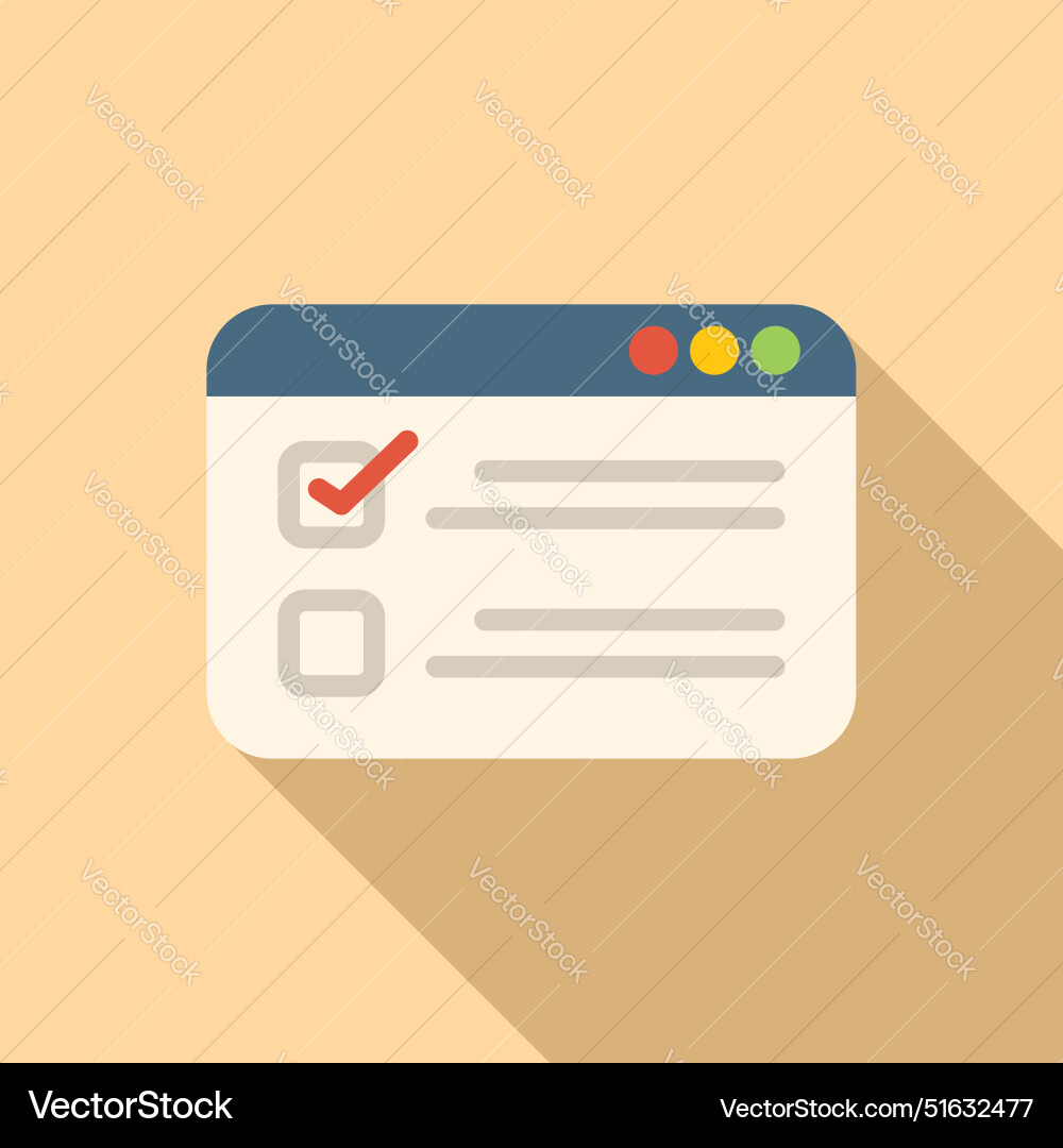 Online survey form with checkboxes being filled Online survey form with checkboxes being filled vector image