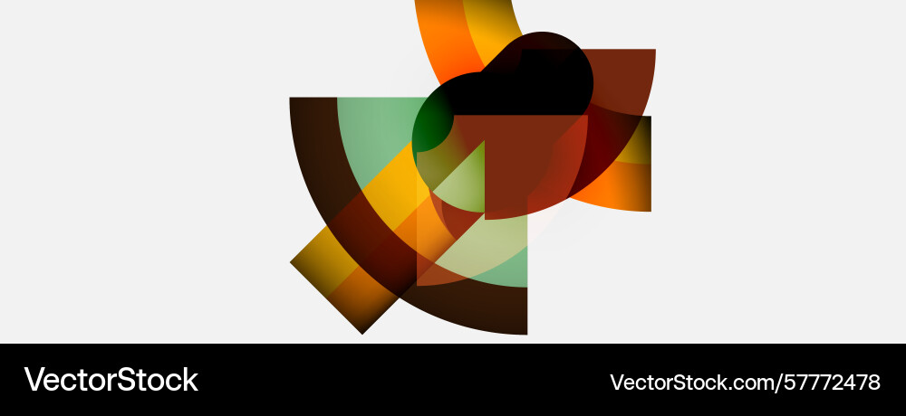 Abstract composition features overlapping Abstract composition features overlapping Vector Image
