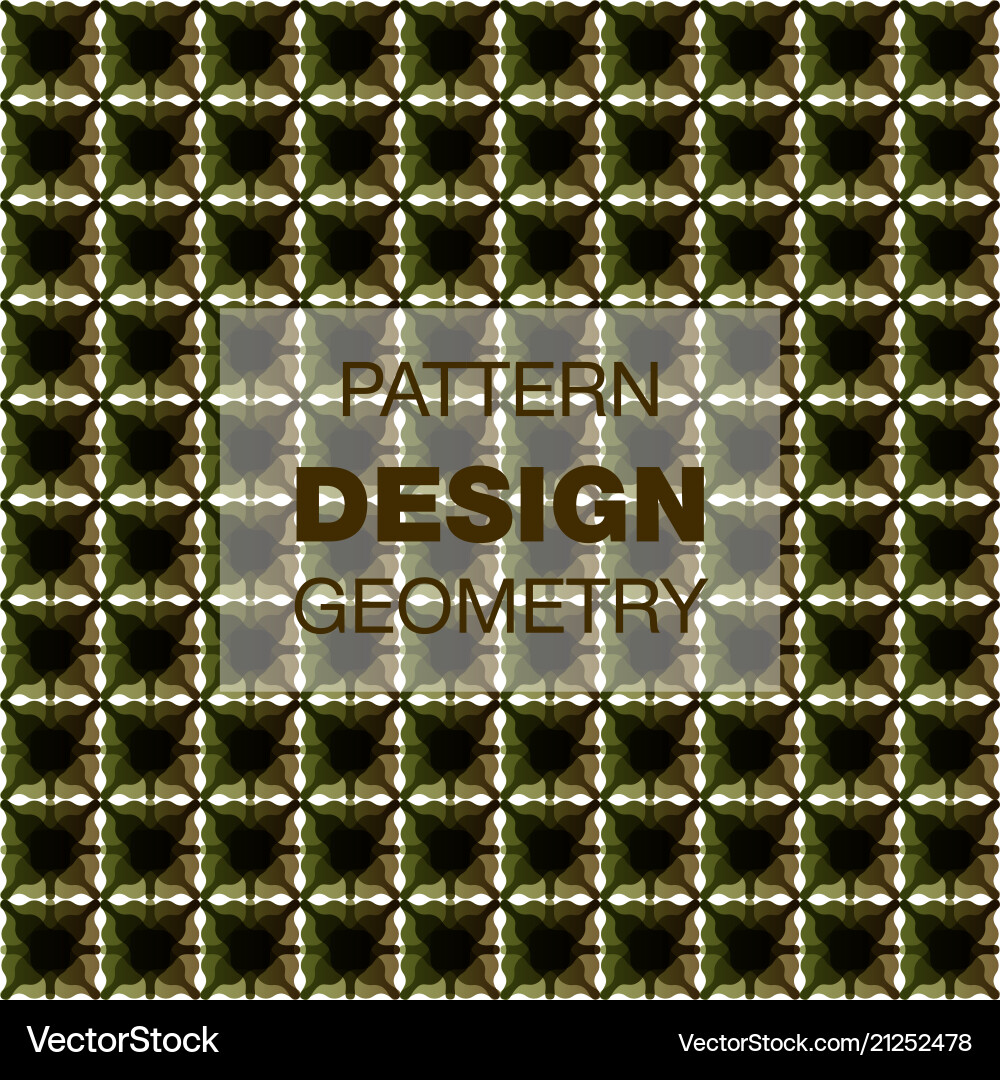 Abstract geometric pattern with lines rhombuses Vector Image