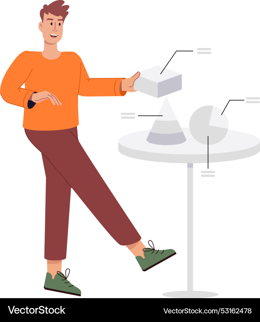 Basic rgbcharacter based flat of metr Vector Image