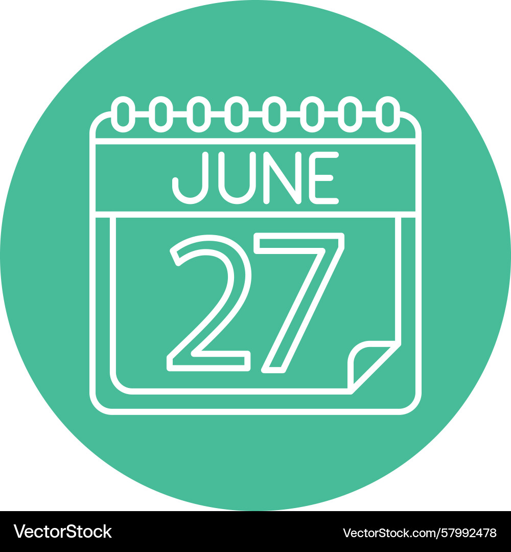 June line multi circle Vector Image