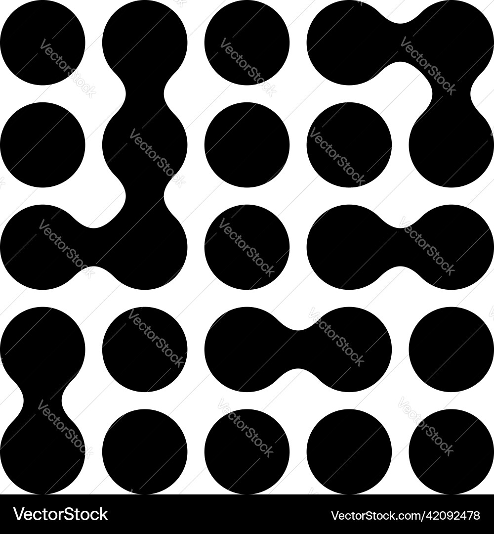 Metaball verbundene Punkte Kreise Muster Textur Metaball verbundene Punkte Kreise Muster Textur vektorbild