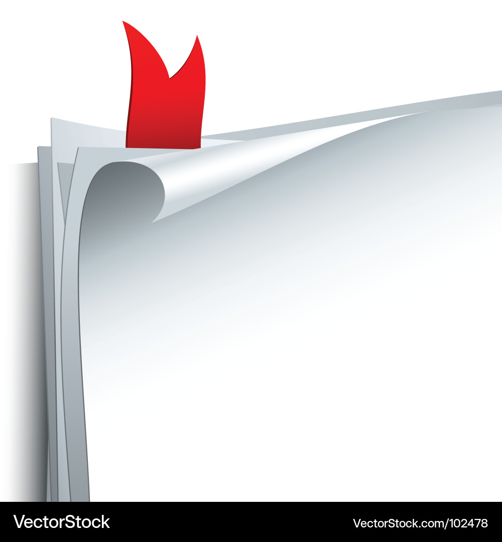Paper Elements Background Vector Image