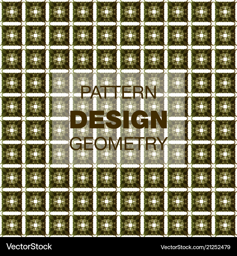 Abstract geometric pattern with lines rhombuses vector image