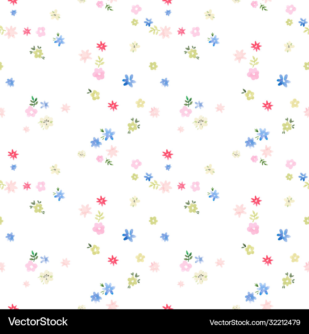 Beautiful seamless floral pattern Royalty Free Vector Image