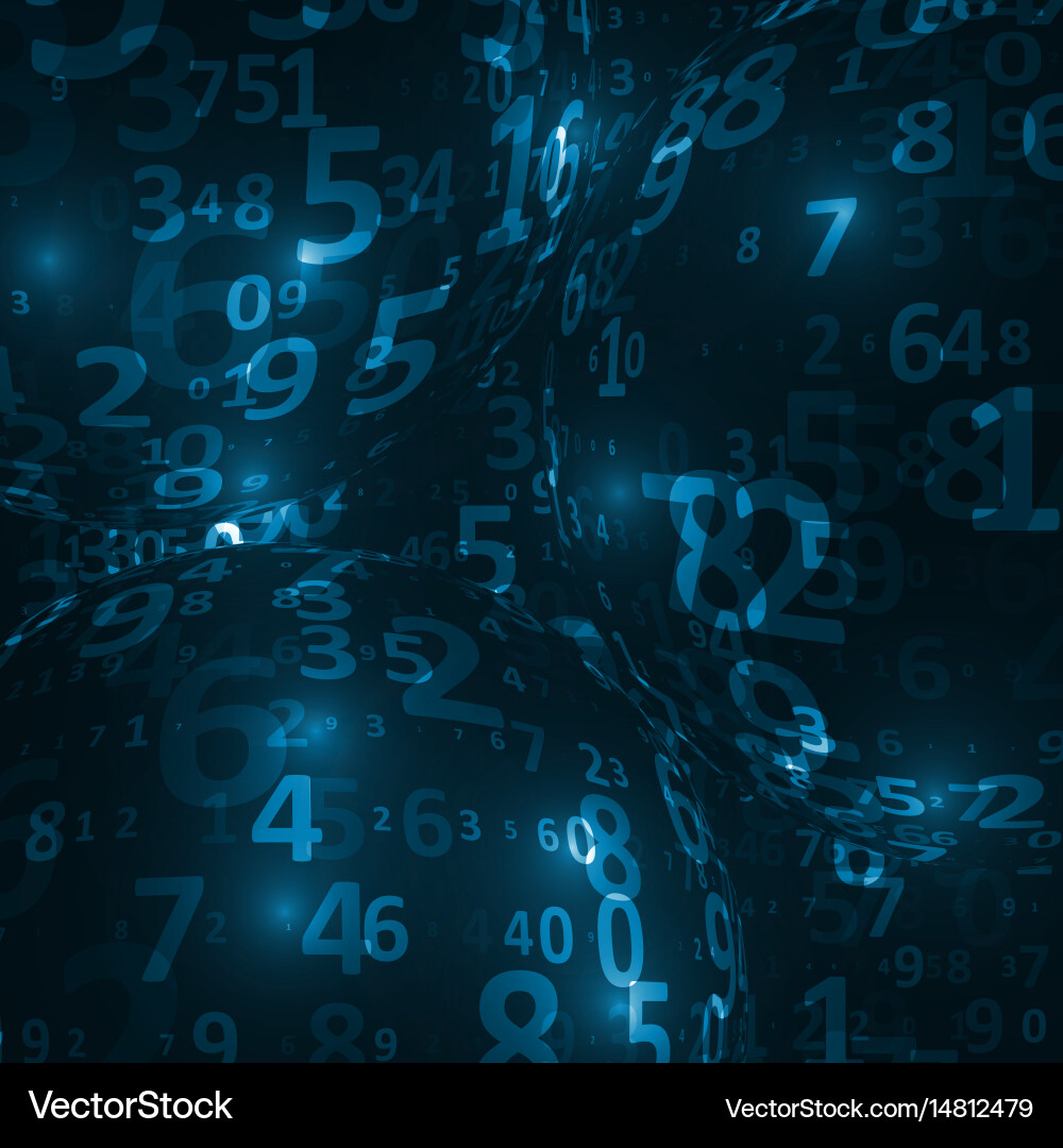 Digital code background Vector Image