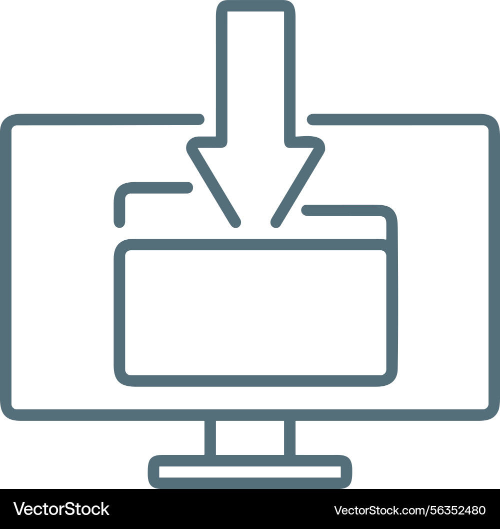 Computer icon symbol image Computer icon symbol image Vector Image