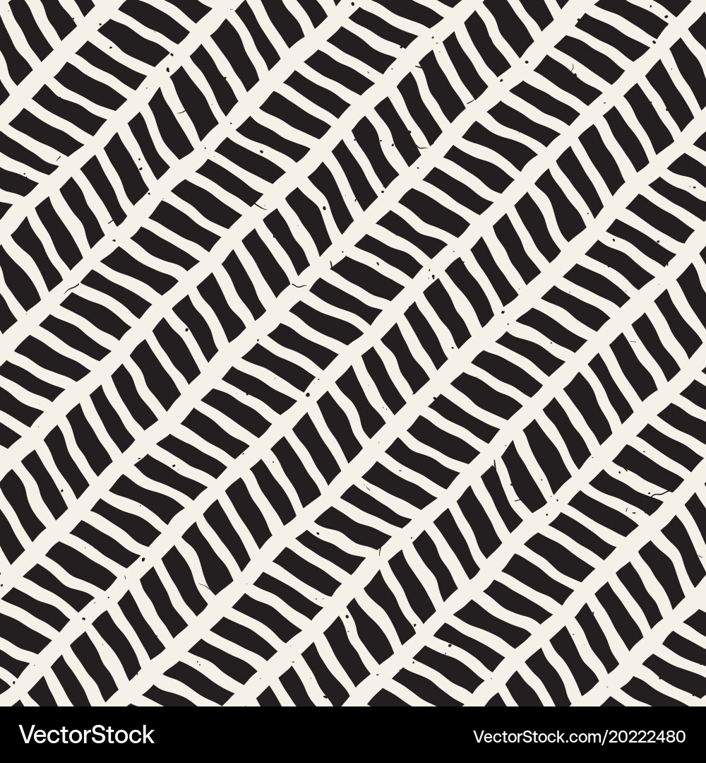 Hand drawn style seamless pattern abstract vector image