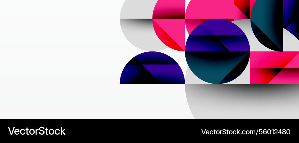 Modern abstract composition with layered circles Modern abstract composition with layered circles vector image