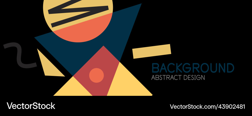 Abstract background blocks lines triangles Abstract background blocks lines triangles vector image