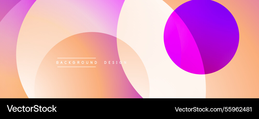 Abstract composition with layered circular Abstract composition with layered circular Vector Image