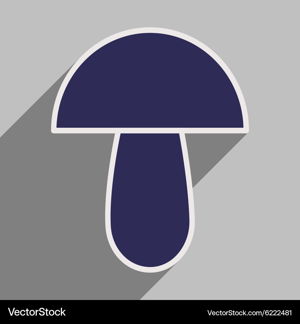 Flat with shadow icon and mobile application Vector Image