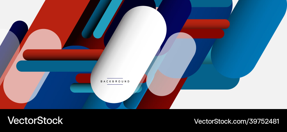 Overlapping round shapes and lines background Overlapping round shapes and lines background vector image
