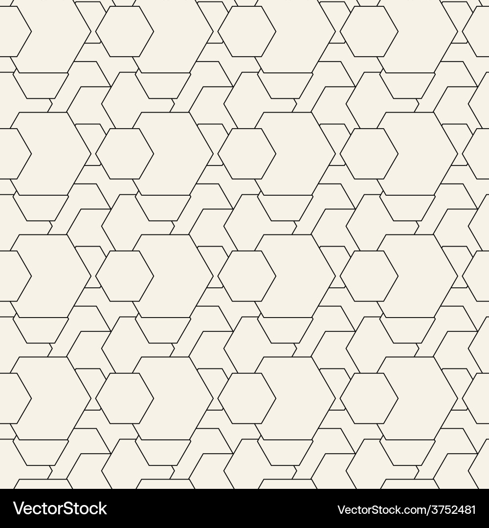 Seamless line pattern tile background geometric Vector Image