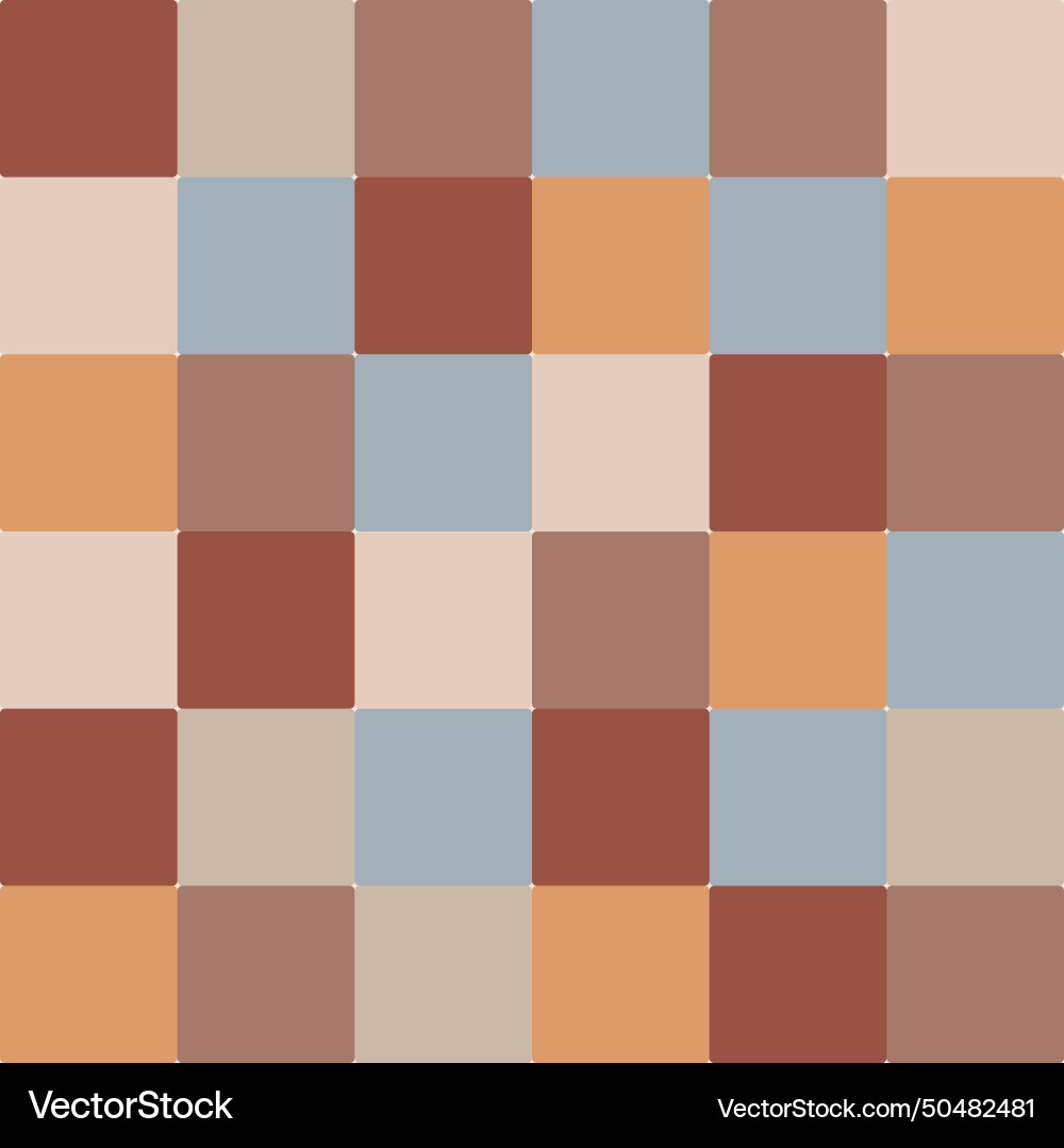Seamless pattern with checkers in muted Seamless pattern with checkers in muted Vector Image
