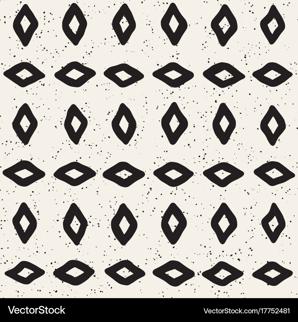 Seamless pattern with hand drawn lines abstract Vector Image