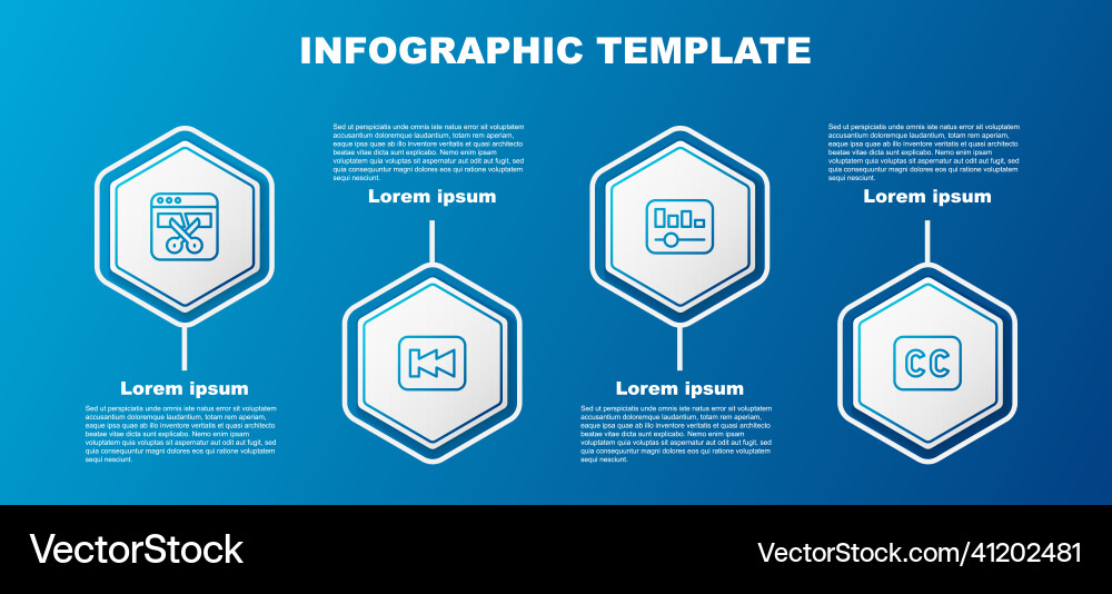 Set line video recorder or editor rewind button Set line video recorder or editor rewind button vector image