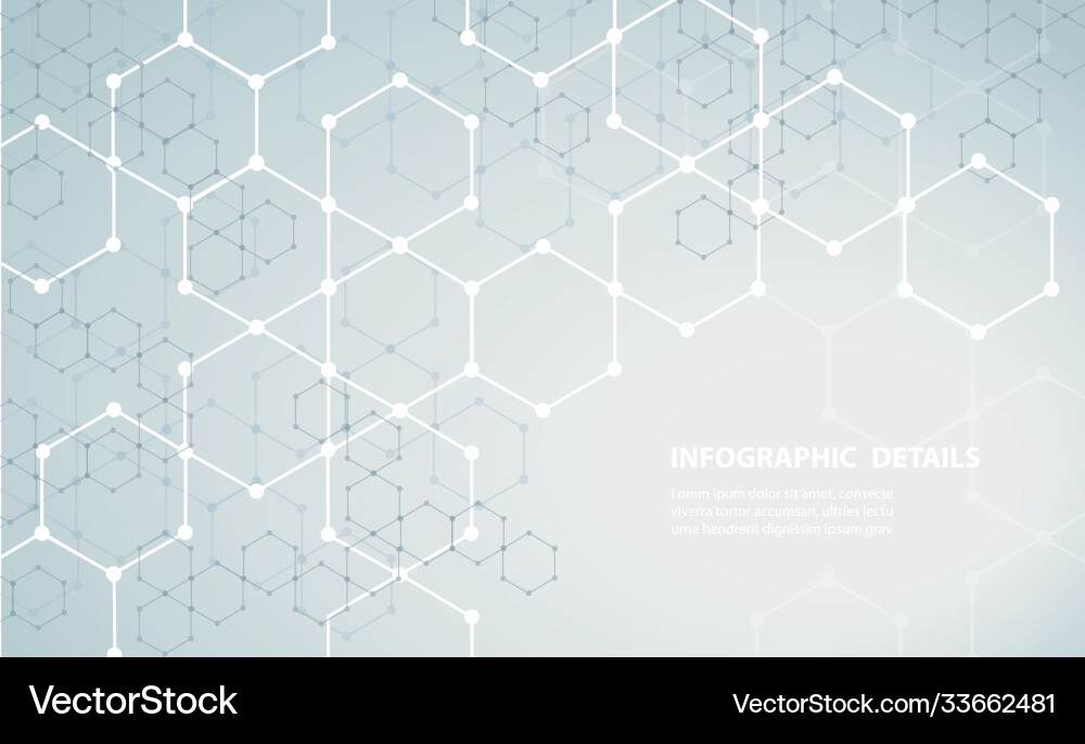 Shape hexagon concept design Vector Image